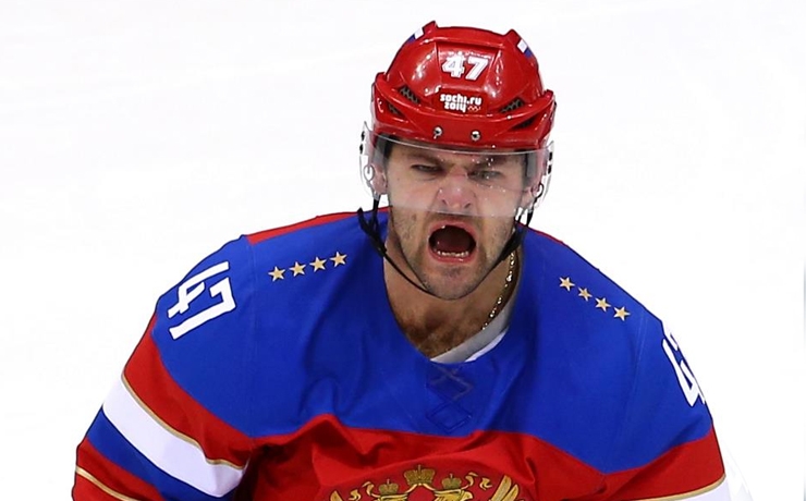<p>Сборная России по хоккею завершила свое выступление на Играх в Сочи</p>