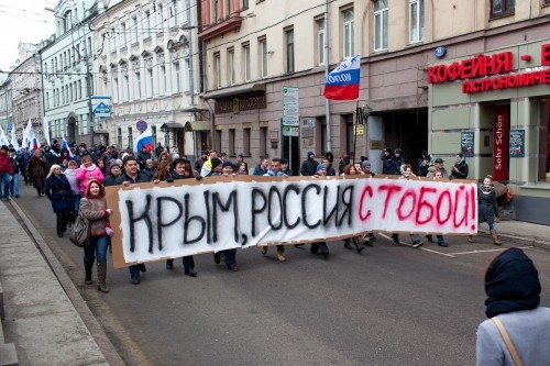 <p>Сегодня, 13 марта, в пяти российских городах граждане выйдут на народные сходы, чтобы поддержать украинский народ и жителей Крыма.</p>