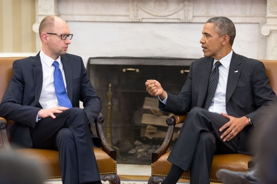 <p>И.о. премьер-министра Украины Арсений Яценюк заручился поддержкой американского лидера Барака Обамы в ходе встречи в Белом доме.</p>