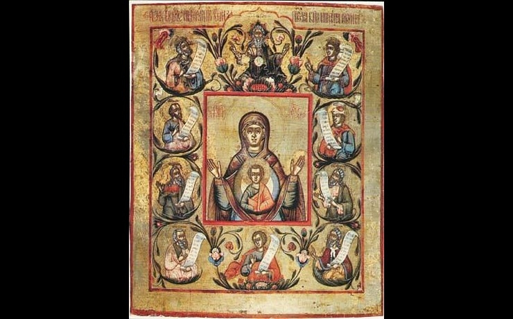 <p>Курская икона «Знамение» Божией Матери – одна из древнейших икон Русской Церкви</p>