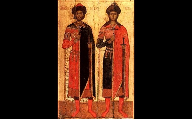 <p>Борис и Глеб были первыми русскими святыми, канонизованными Русской и Византийской Церквами</p>