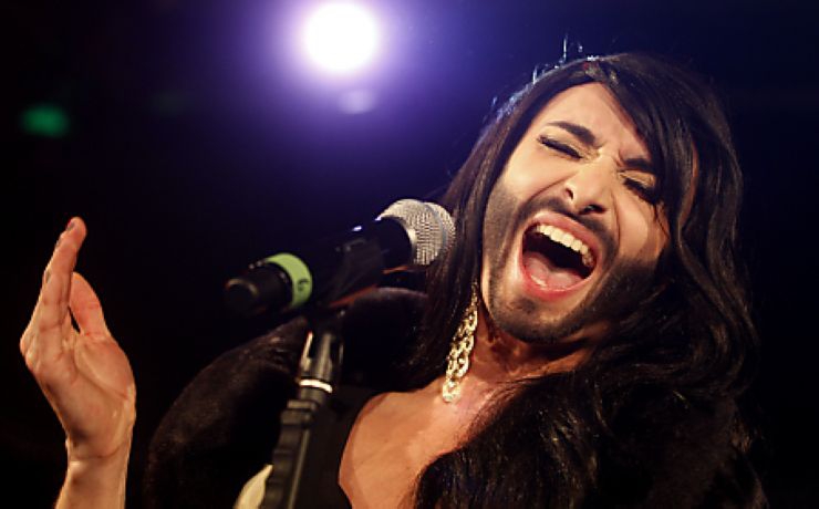 <p>Концерт бородатого трансвестита в России является неизбежностью</p>