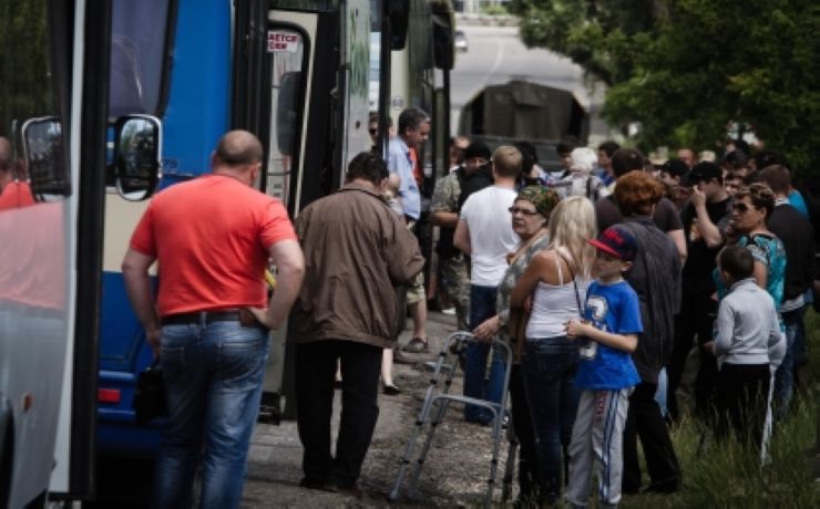 <p>Больше половины украинцев, прибывающих в регион, останавливаются у родственников и знакомых</p>