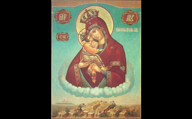 <p>Почаевская икона Божией Матери принадлежит к числу наиболее чтимых святынь Русской Церкви</p>