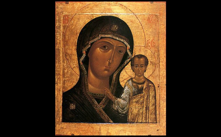 <p>Эта икона особо почитается русским православным народом</p>