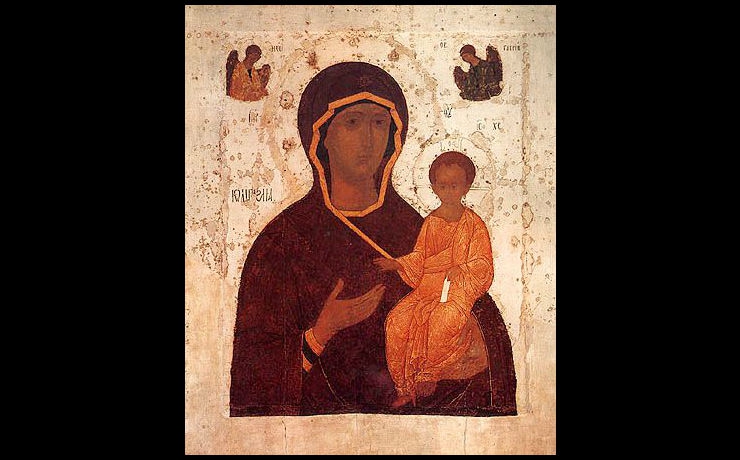 <p>Шуйская-Смоленская чудотворная икона Божией Матери была написана в 1654 - 1655 годах</p>