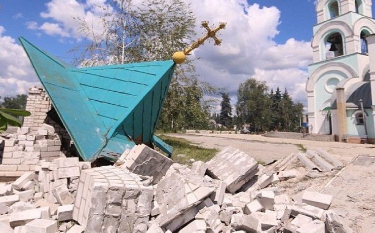 <p>С начала карательной операции в регионе было уничтожено 62 церкви</p>