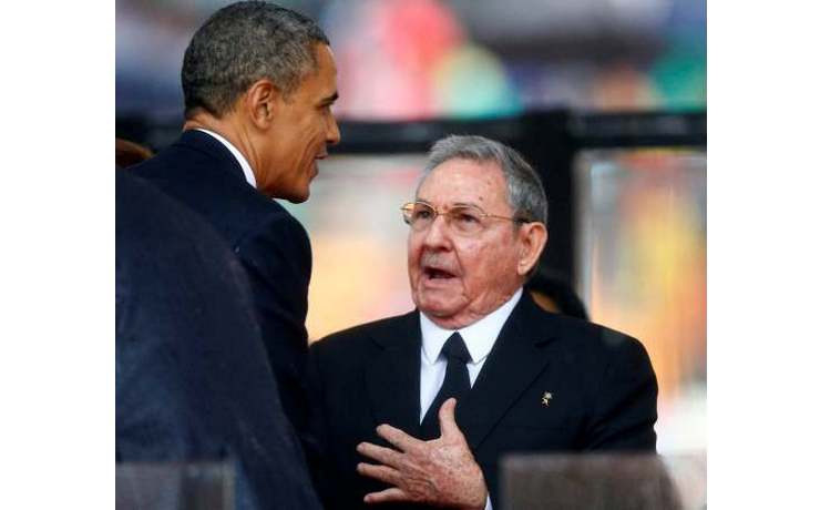 <p>Президент США Барак Обама заявил, что его страна намерена нормализовать отношения с Кубой</p>