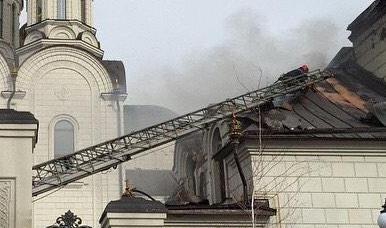 <p>Богоявленский кафедральный собор уже обстреливали в августе прошлого года</p>