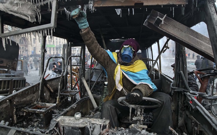 <p>Государственный переворот на Украине, произошедший в феврале прошлого года, дал отсчет «новой истории» страны</p>