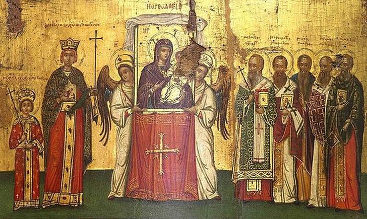 <p>Праздник был установлен в IX веке, в память окончательной победы над врагами православия - иконоборцами</p>