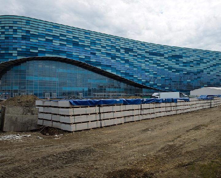 Состоялось открытие одного из олимпийских объектов, ледовая арена «Айсберг»