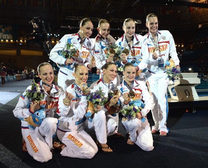 Российские спортсменки завоевали семь золотых медалей на Чемпионате Мира в Барселоне