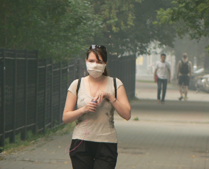 В Томске из-за продолжающихся лесных пожаров значительно ухудшилось качество воздуха