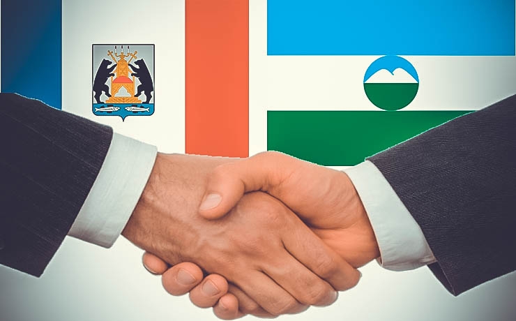 <p>Накануне главы КБР и Новгородской области подписали соглашение, согласно которому экономическое и культурное сотрудничество между регионами будет расширяться.</p>