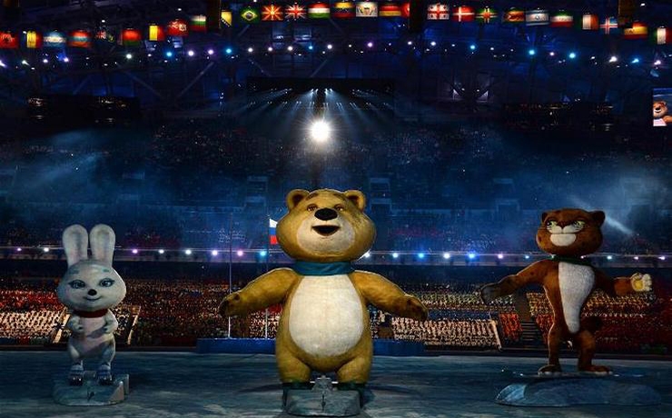 <p>Торжественная церемония открытия XXII зимних Олимпийских игр прошла накануне в Сочи</p>