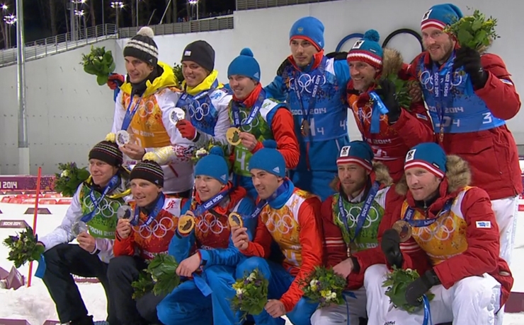 <p>Сегодняшние две золотые и одна бронзовая медали вывели российскую сборную в лидеры Олимпийских игр.</p>