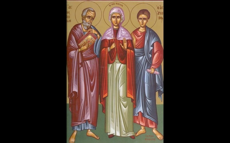 <p>Святой апостол Филимон и его супруга Апфия посвятили себя служению больным и обездоленным</p>