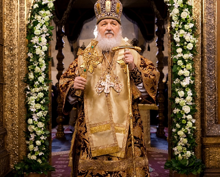 В праздник Успения Пресвятой Владычицы нашей Богородицы Святейшим Патриархом Кириллом совершена Божественная литургия в Успенском соборе Кремля