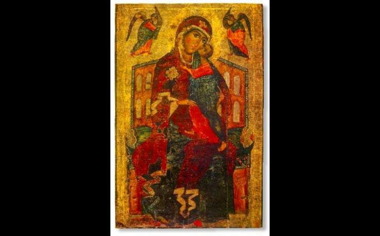 <p>Толгская икона Пресвятой Богородицы явилась 8 августа 1314 года Ростовскому святителю Прохору</p>