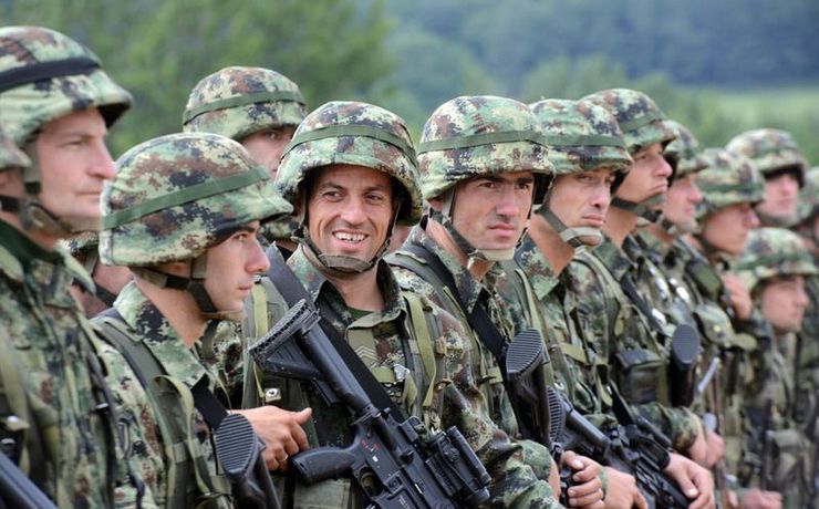 <p>Первые совместные военные учения вооруженных сил России и Сербии прошли 14 ноября 2014 года на полигоне Никинцы под Белградом</p>
