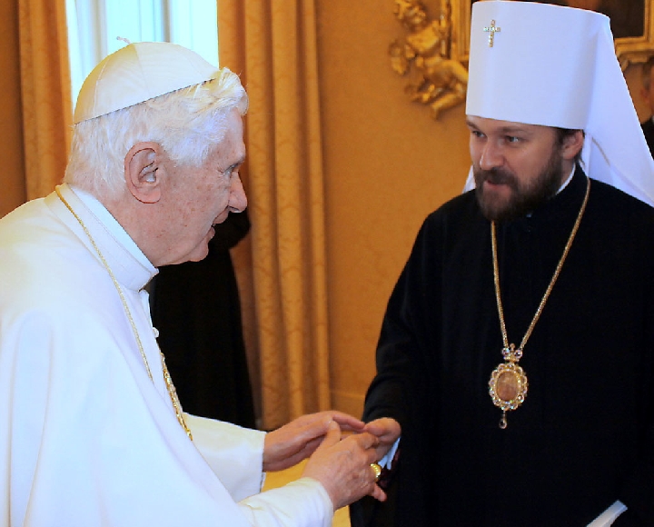 Папой Римским Бенедиктом XVI выражена солидарность с позицией Русской православной церкви