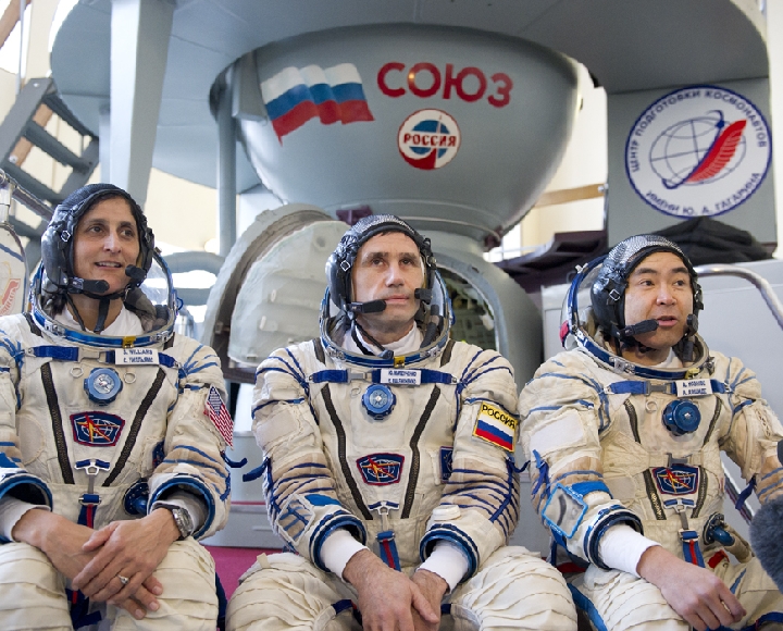 Космонавты прибыли на МКС в июле этого года.