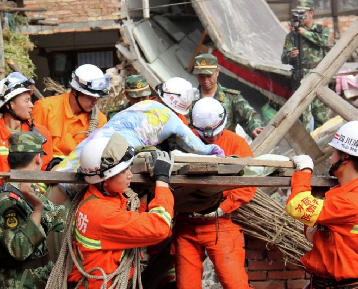 В результате землетрясения в Китае рухнули свыше 1,2 тыс домов, еще более 20 тыс повреждены. Погибли 94 человека
 